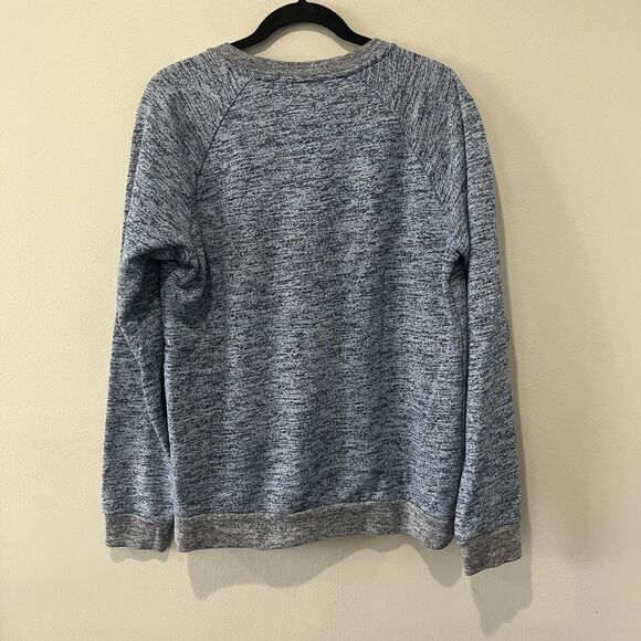 Scotch And Soda Sweatshirt Men’s Large Off The Grid Crewneck Blue Heathered - Picture 2 of 8